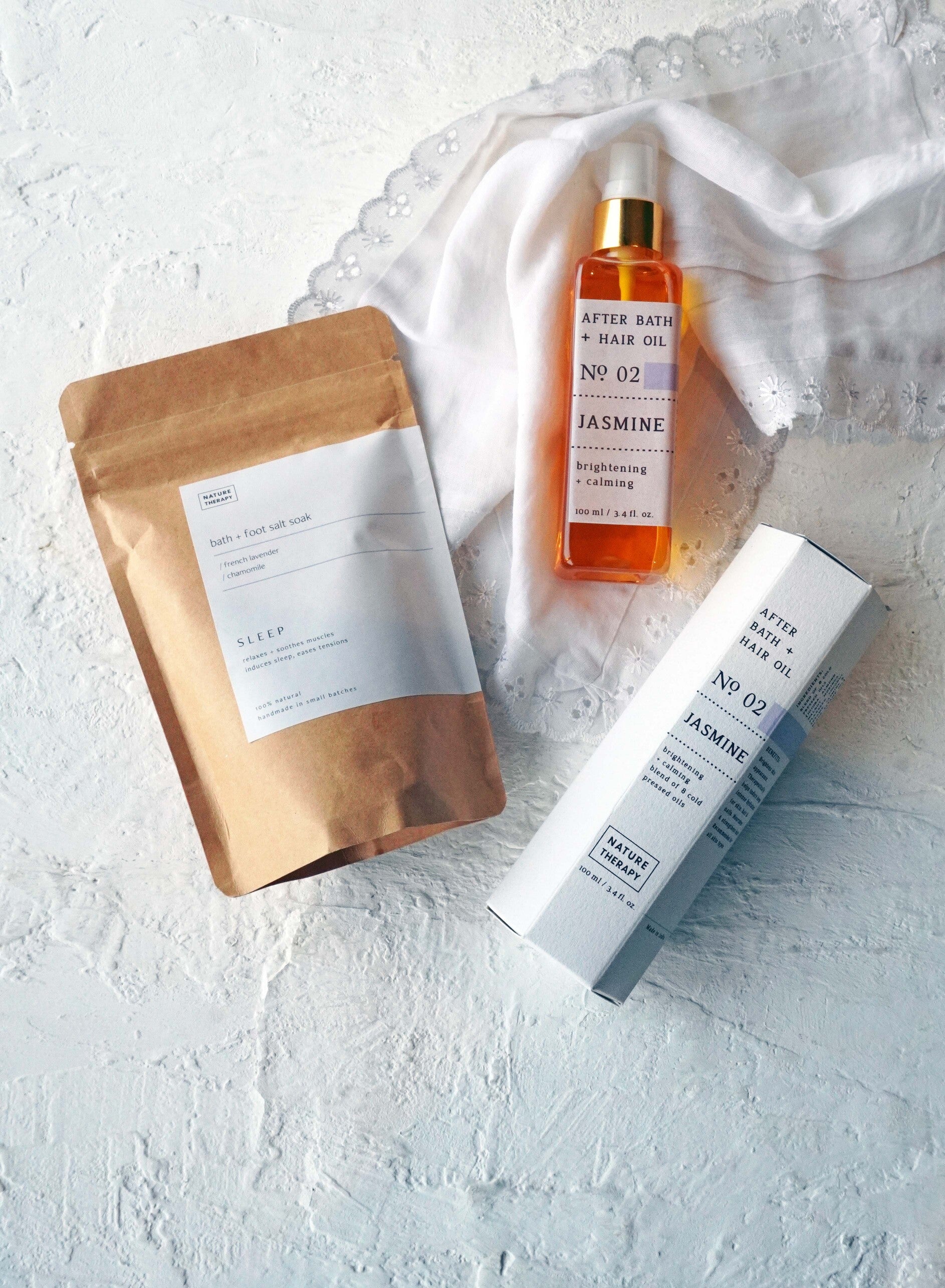 Sleep Salt + Jasmine Oil Nature Therapy