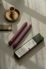 No. 55 Attar Mitti Long Textured Taper Candle