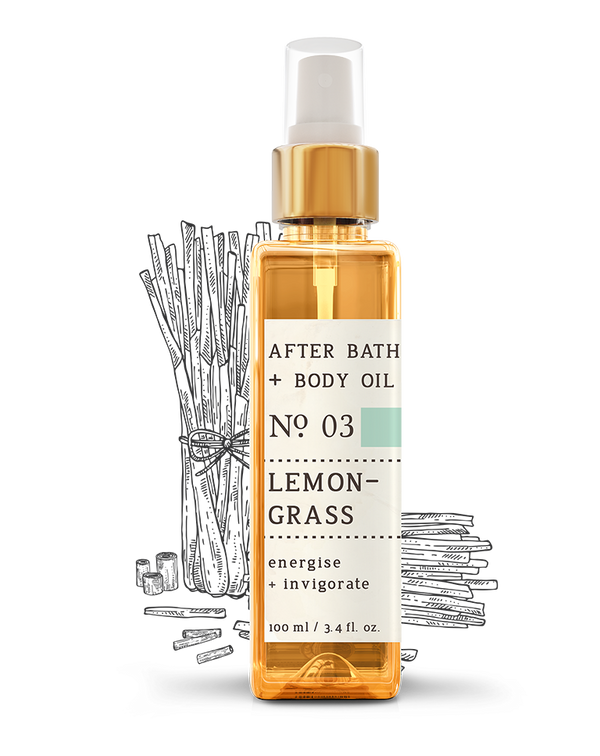 No. 3 Lemongrass After Bath + Body Oil