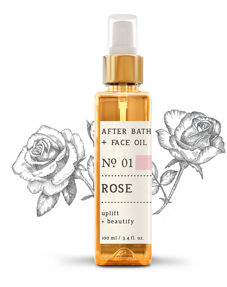 Rose After Bath + Face Oil Nature Therapy