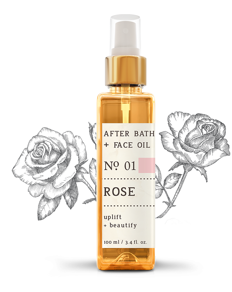 No. 1 Rose After Bath + Face Oil