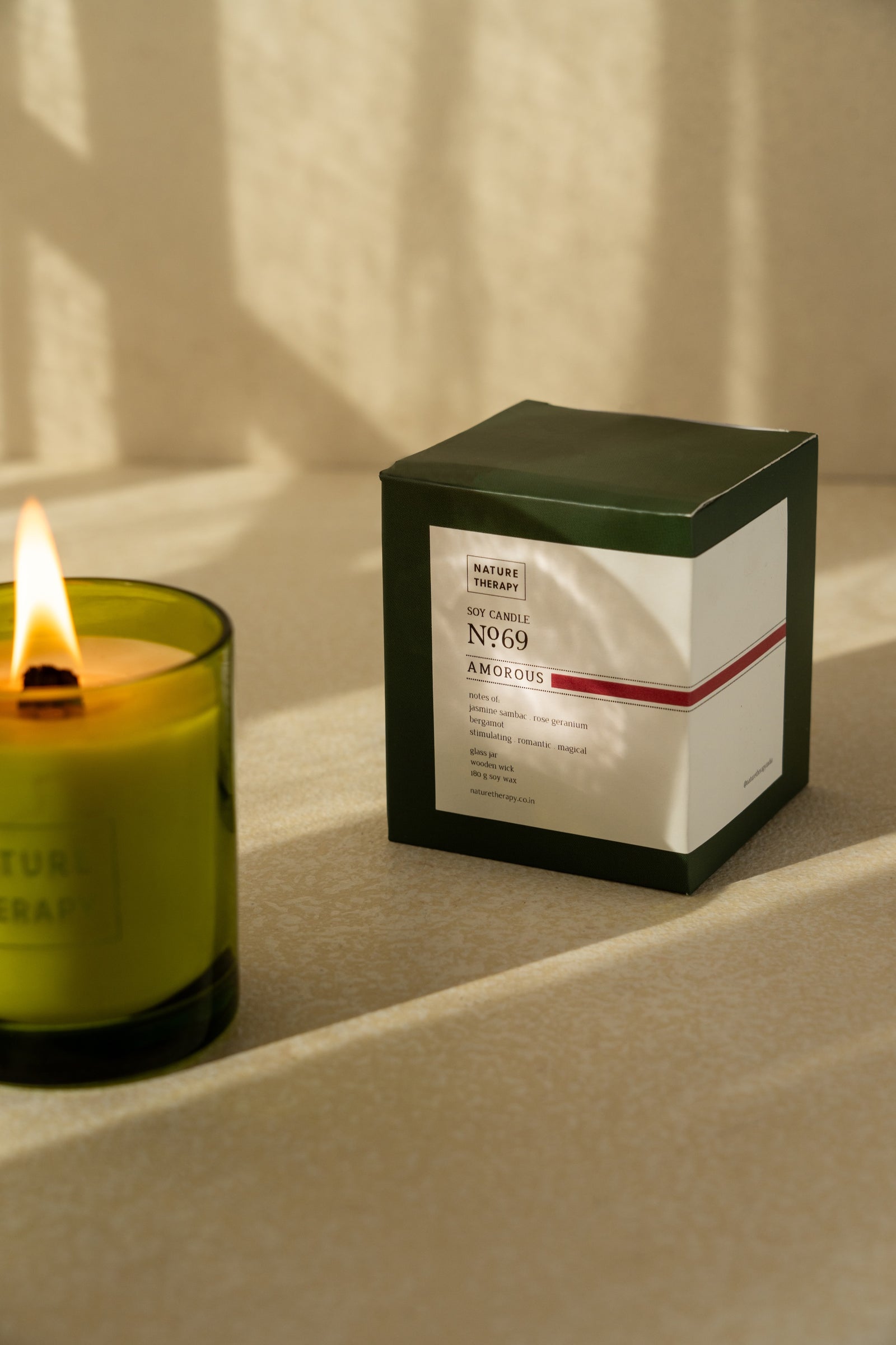 No. 69 Amorous Soy Candle – Nature Therapy