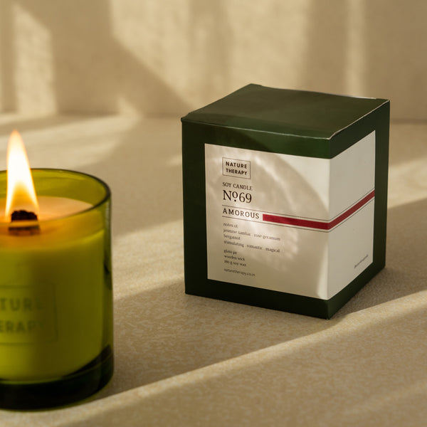 No. 69 Amorous Soy Candle – Nature Therapy