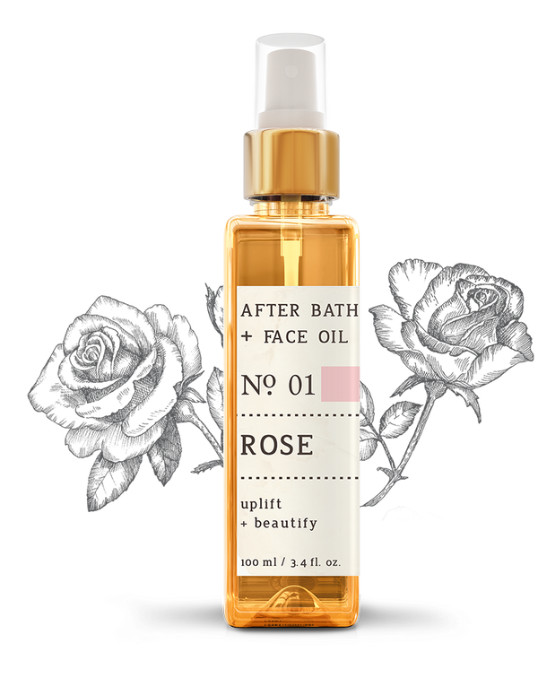 No. 1 Rose After Bath + Face Oil